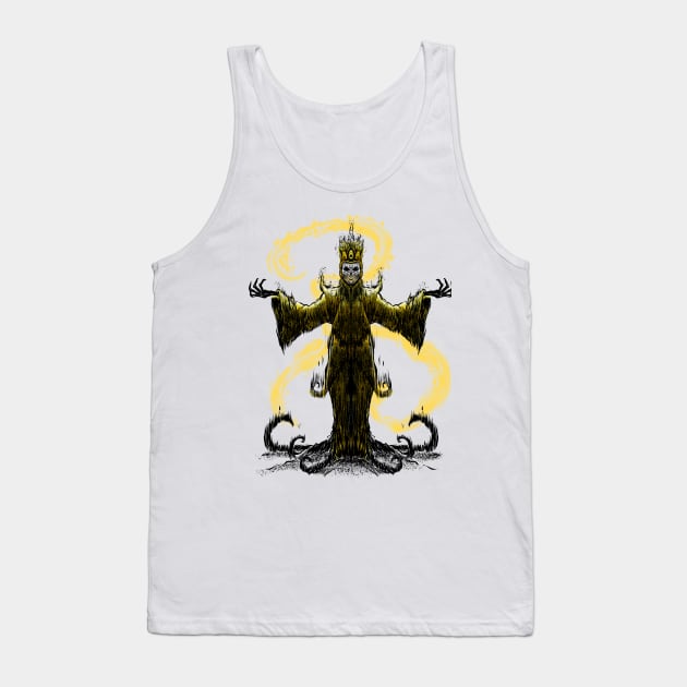 The Cosmic Tyrant: Hastur The King in Yellow Design Tank Top by Holymayo Tee